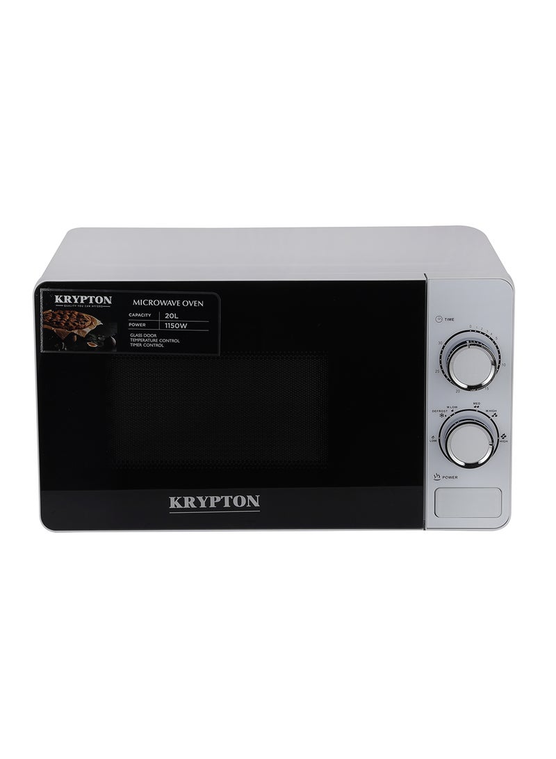 Microwave Oven With 5 Power Levels And 30 Minute Timer 20 L 700 W KNMO6196 White