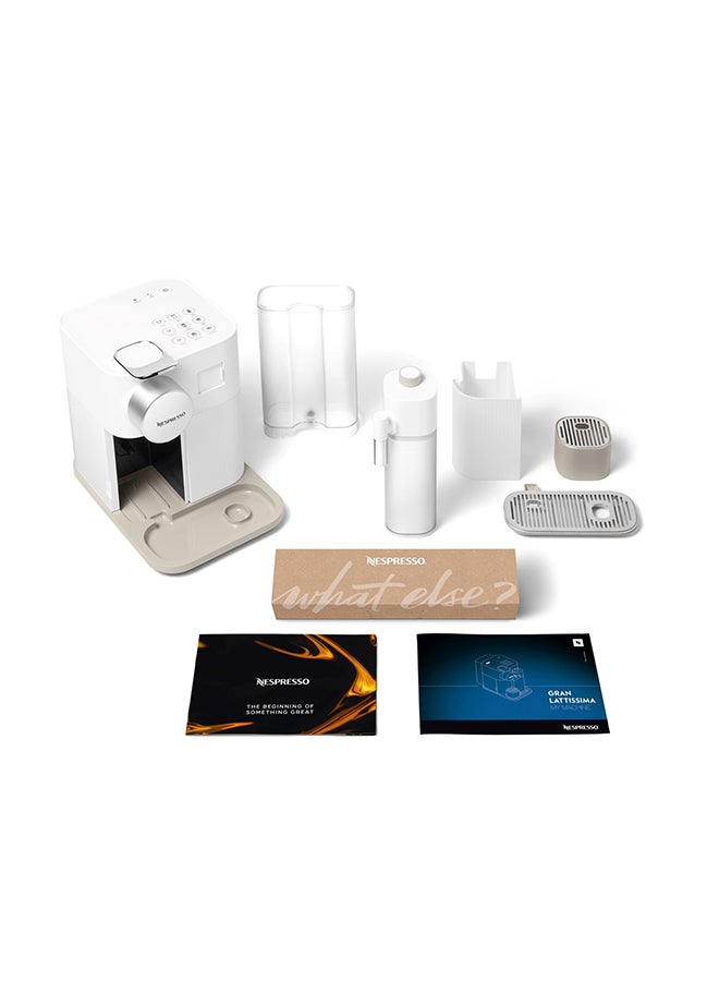 Nespresso Original Gran Lattissima White, Coffee Machine 1.3 L 1400 W F531-ME-WH-NE White