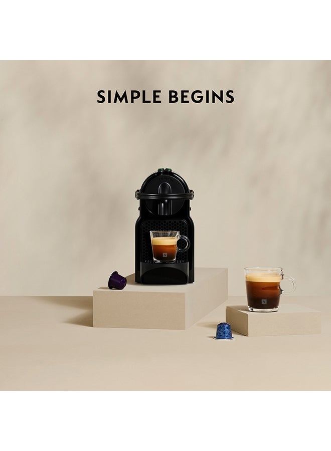 Nespresso Original Inissia Black, Coffee Machine 1000 ml 1260 W D40-ME-BK-NE4 Black