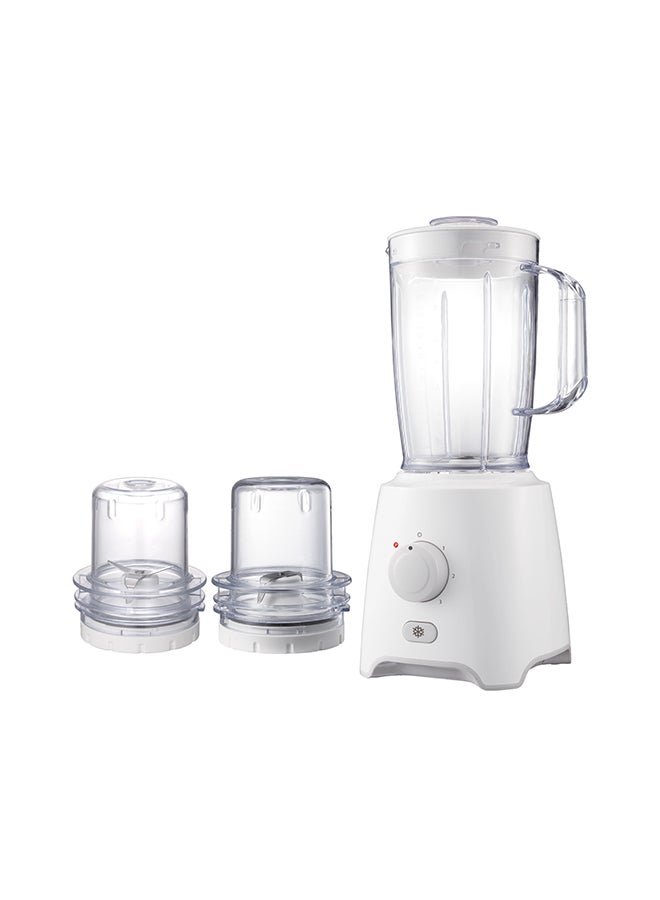 3  In 1 Blender With Stainless Steel Blades, Safety Lock Protection, Powerful Motor, 1.6 Litre Capacity Jar 1.6 L 550 W OMSB2402N White
