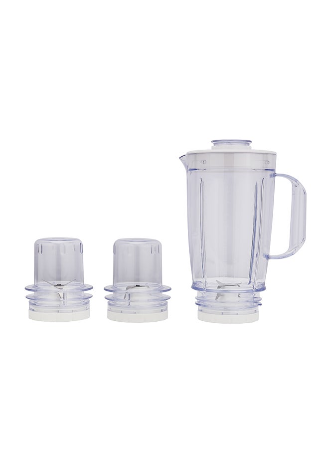 3  In 1 Blender With Stainless Steel Blades, Safety Lock Protection, Powerful Motor, 1.6 Litre Capacity Jar 1.6 L 550 W OMSB2402N White