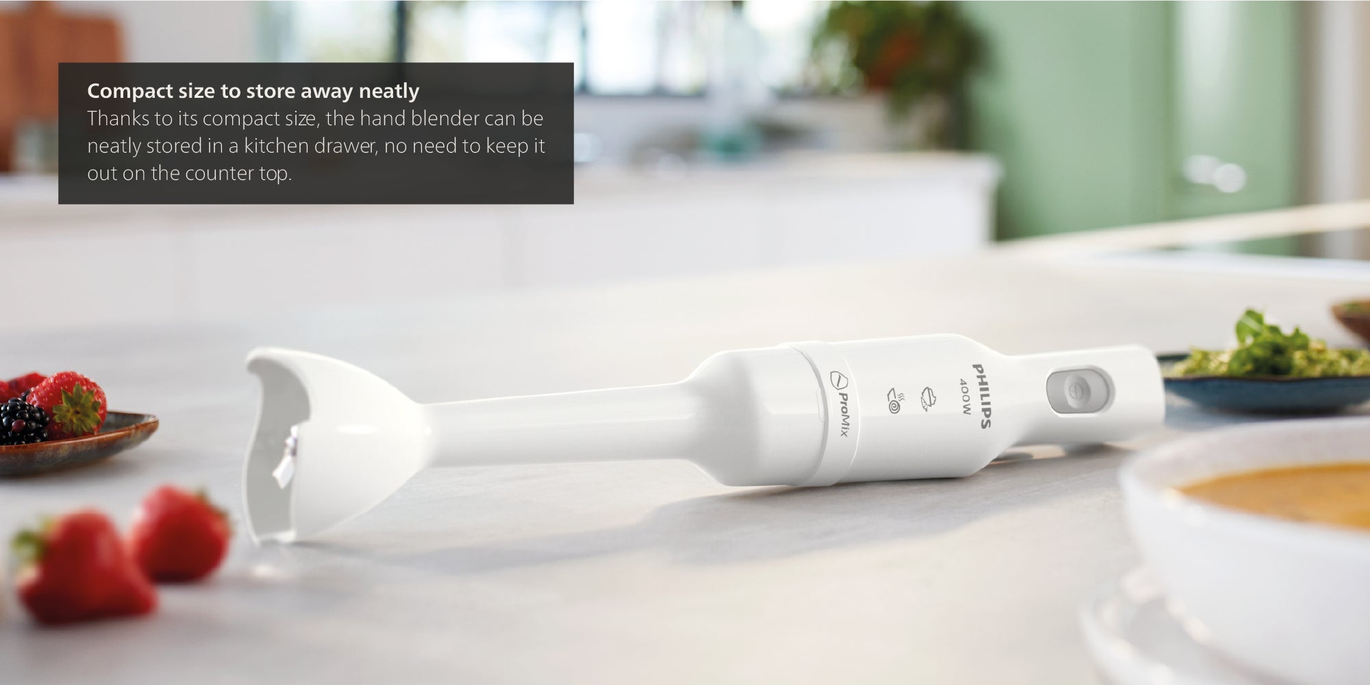 ProMix Hand blender 3000 Series HR2520/01 White