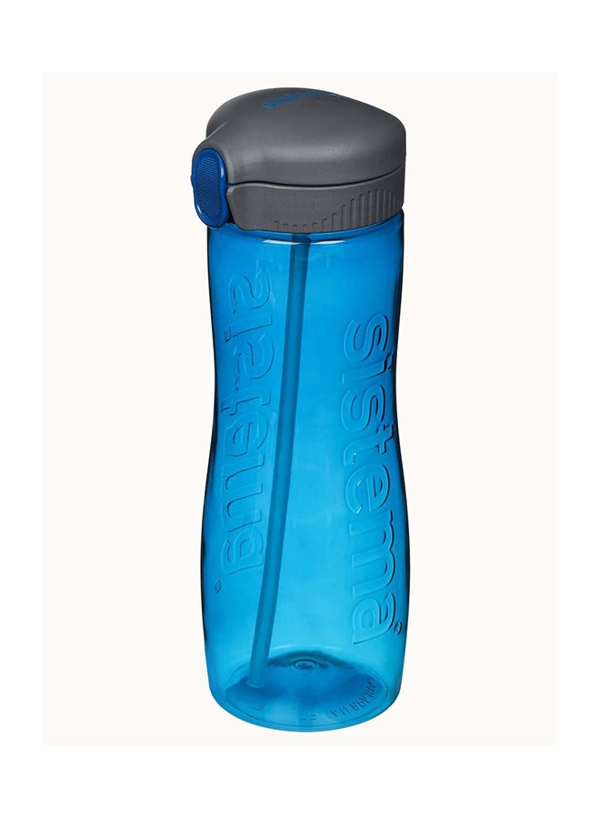 Sistema 800ml Tritan Quick Flip Bottle Blue : Hydration - Leak-proof - Portable - Sports Bottle - BPA-free Blue