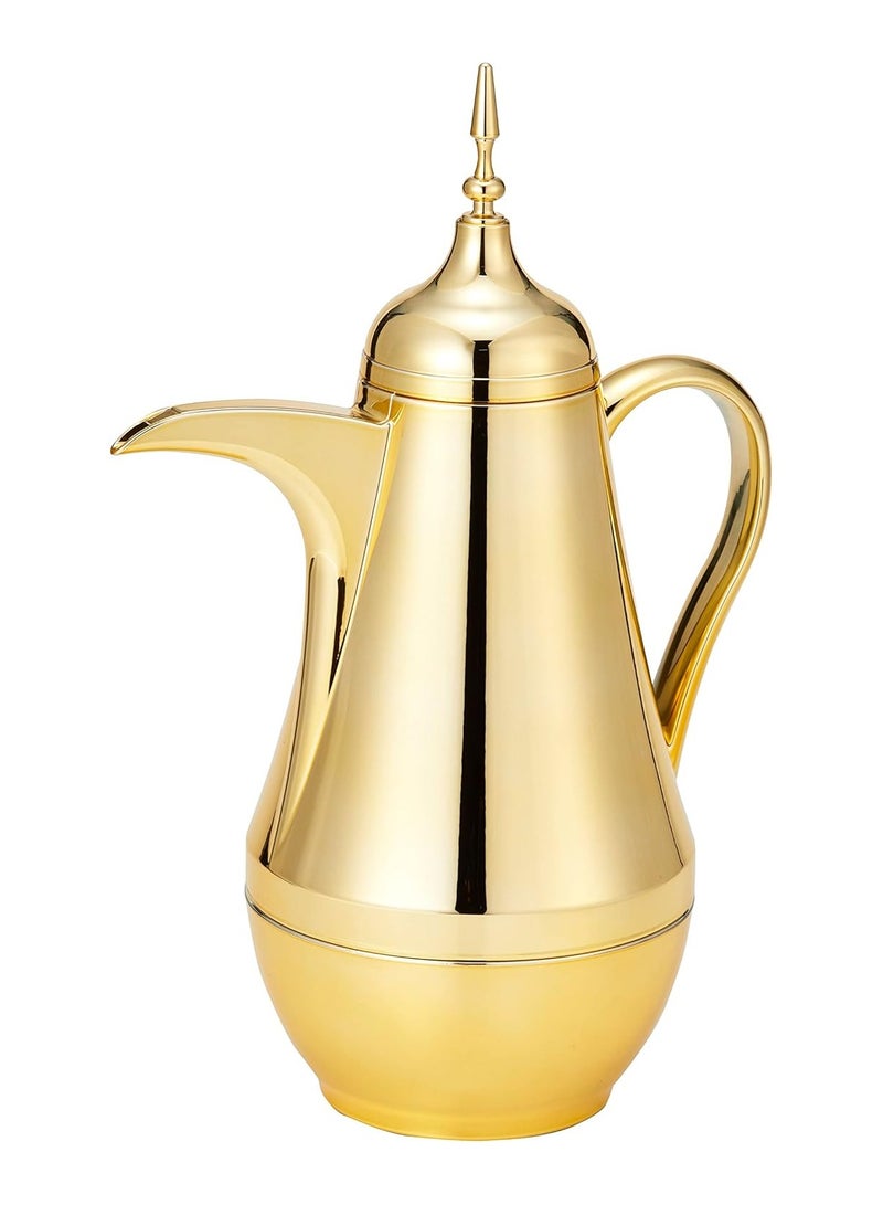 600ML Arabic Vacuum Flask Leakproof Thermos for Tea or Coffee Gold