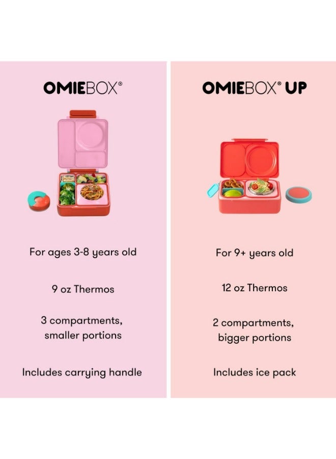 OmieBox Kids Bento Box with Insulated Thermos-Blue Sky