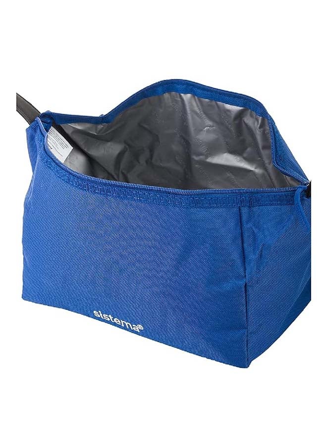 Sistema Lunch Bag, Insulated - Portable and Convenient - Fashionable - Versatile blue