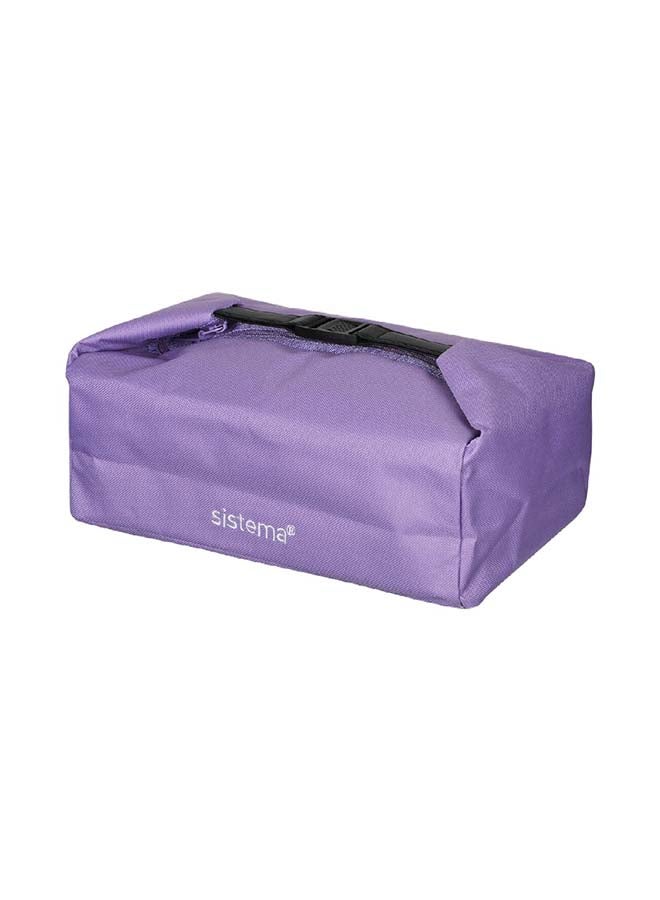 Sistema Lunch Bag Lilac : Insulated - Portable and Convenient - Fashionable - Versatile Lilac