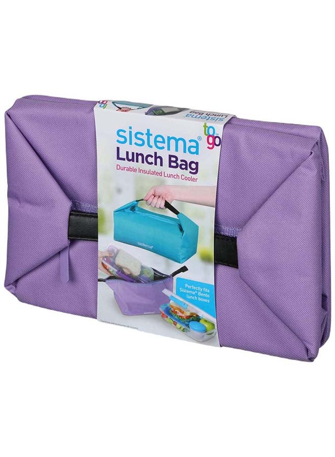 Sistema Lunch Bag Lilac : Insulated - Portable and Convenient - Fashionable - Versatile Lilac