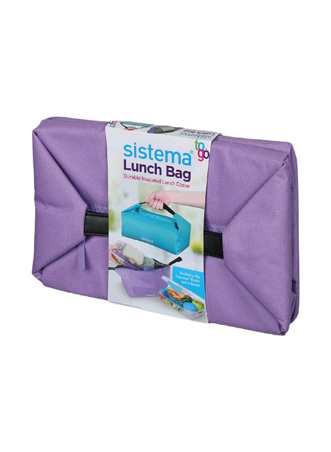 Sistema Lunch Bag Lilac : Insulated - Portable and Convenient - Fashionable - Versatile Lilac