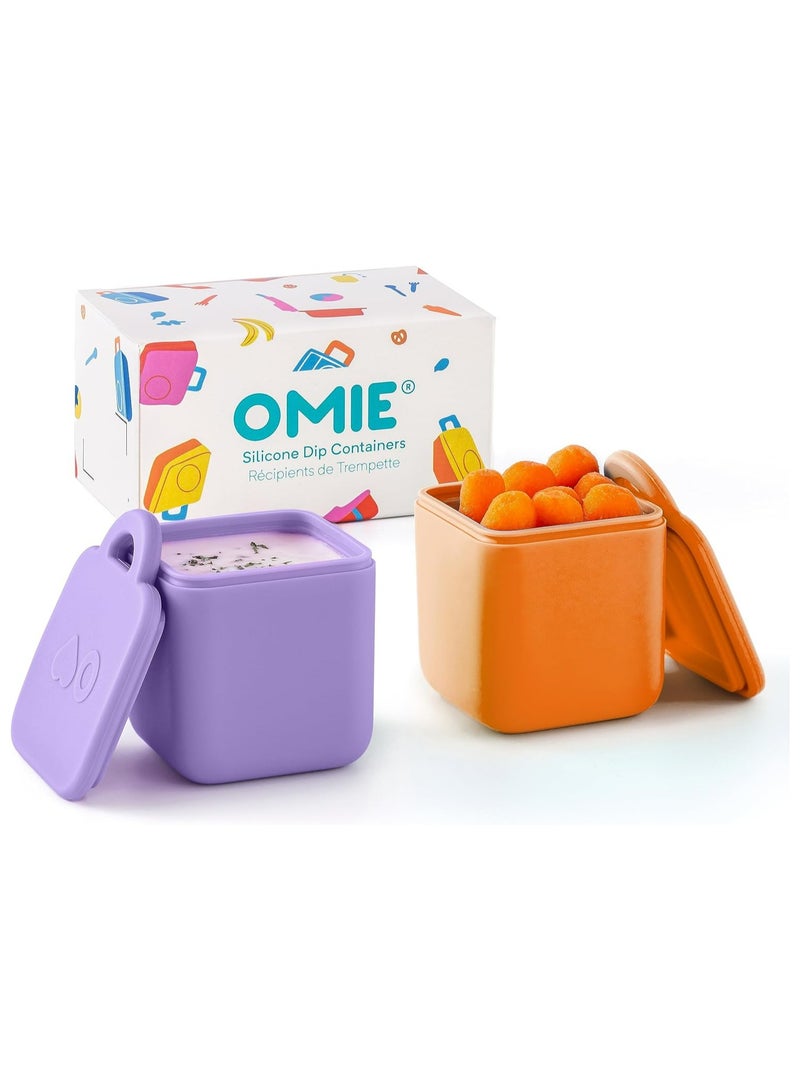 OmieDip 2pcs Purple & Orange