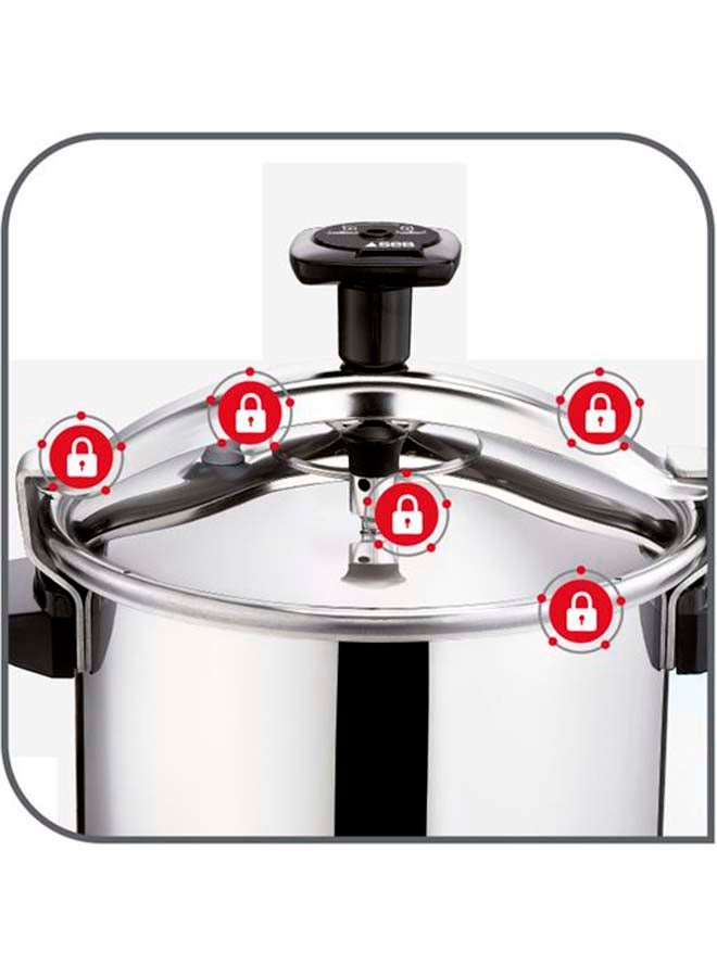 Stainless Steel All Heat Sources Including Induction Secure 5 Neo Presure Cooker 6Liters