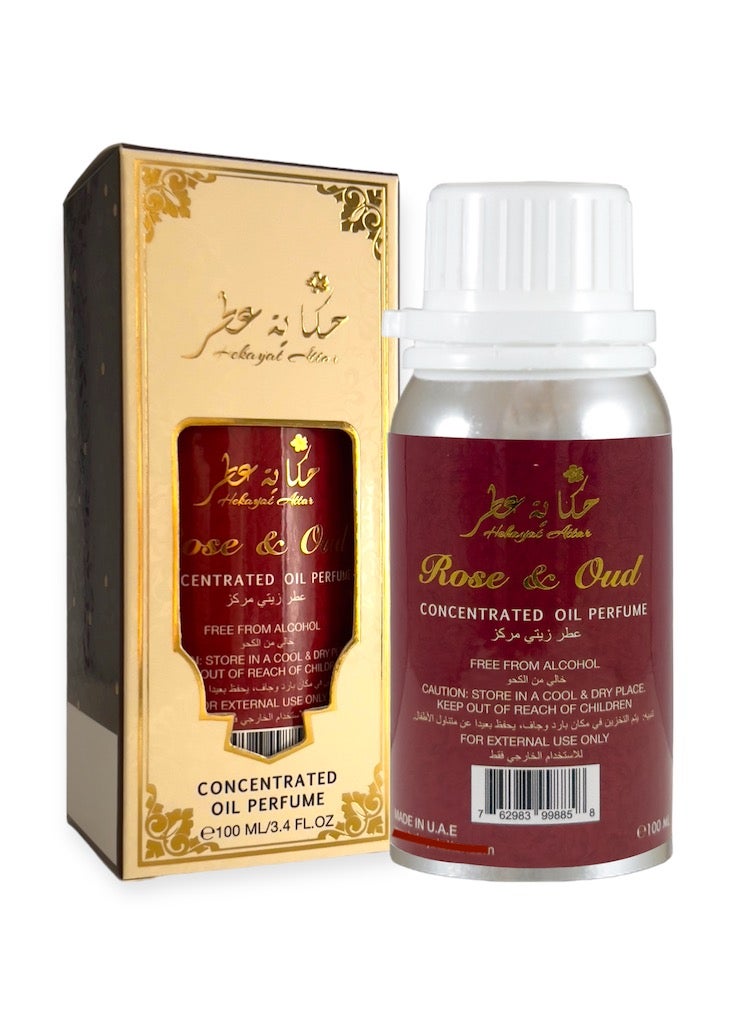 Rose & Oud 100 ml Concentrated Perfume Oil