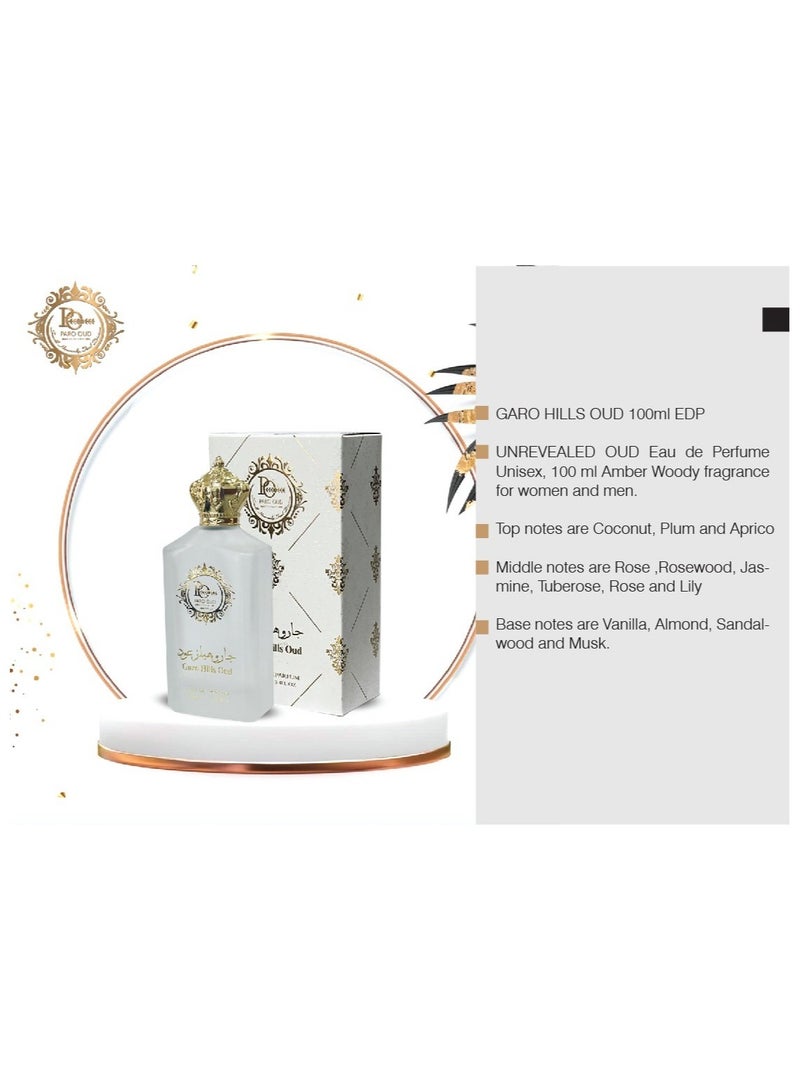 GARO HILLS I PARO OUD I MADE IN UAE I Winter Perfume I Autumn/Winter Collection I Seasonal Perfume I Wedding Perfume I All-day Wear I Long-lasting I Fresh I Oriental I Eau de Parfum I Unisex Perfume I INSPIRED BY Rose of no man's land BYREDO I