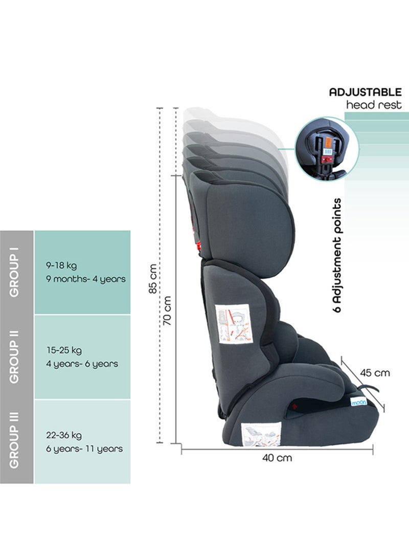 Tolo - Car seat (Group 1,2,3)-Black