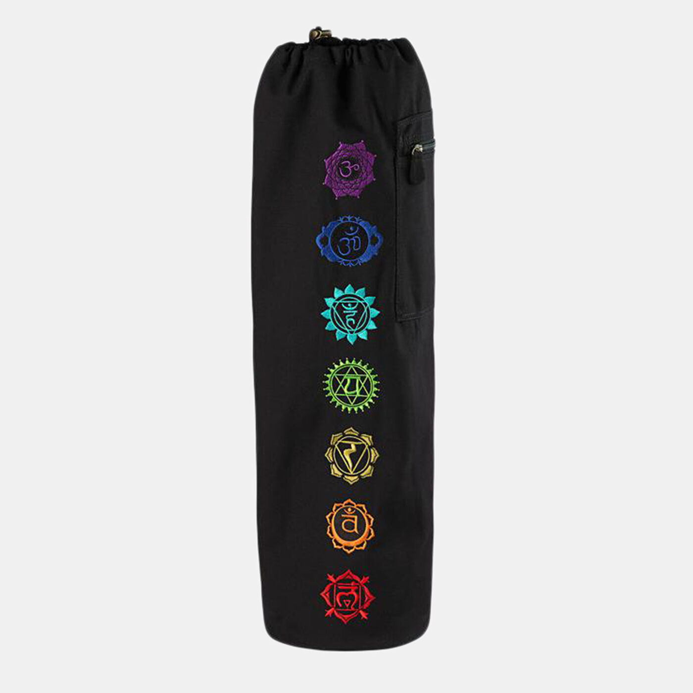 Embroidered Chakra Yoga Mat Bag