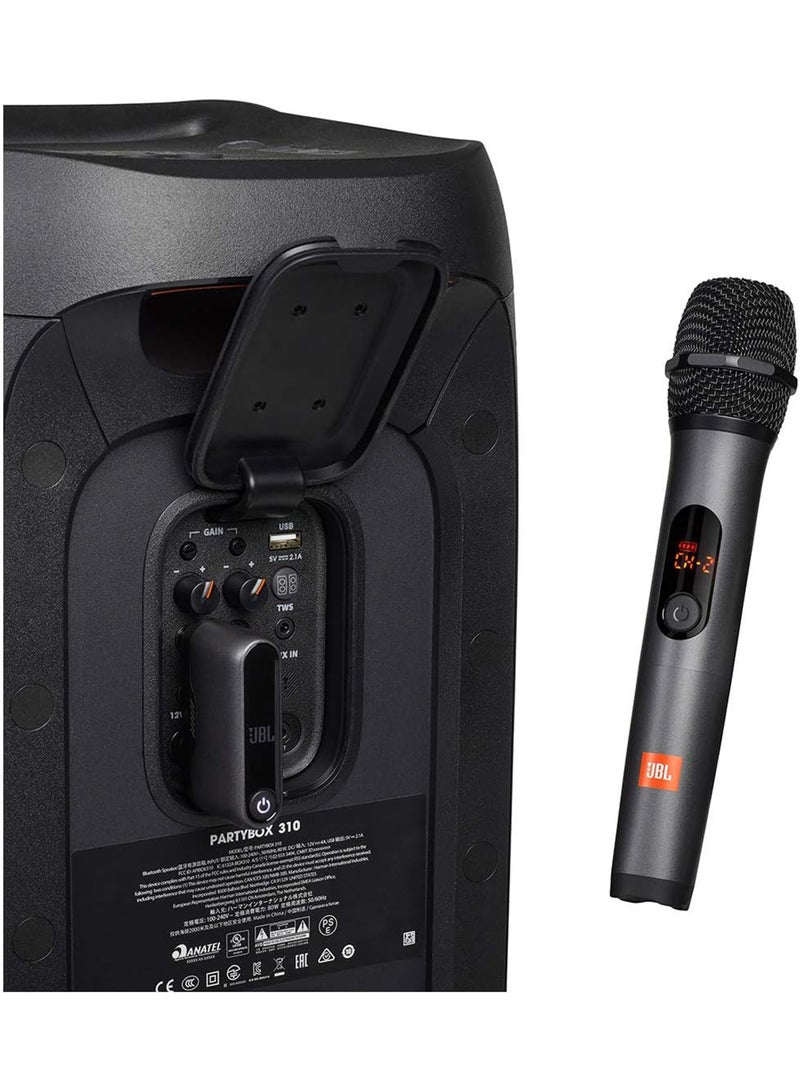 Wireless Microphone Set JBLWIRELESSMIC-D / JBLWIRELESSMICAS2 Black