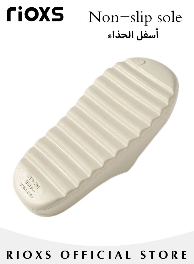 Unisex Slippers, Cloud Slides Slippers For Women And Men, Comfy Pillow Slippers, Anti-slip Bath Slippers, Mens Womens Open Toe Shoes, Soft EVA Slide Slippers, Drying Lightweight Shower Slippers, For Bathroom Pool Beach Indoor And Outdoor