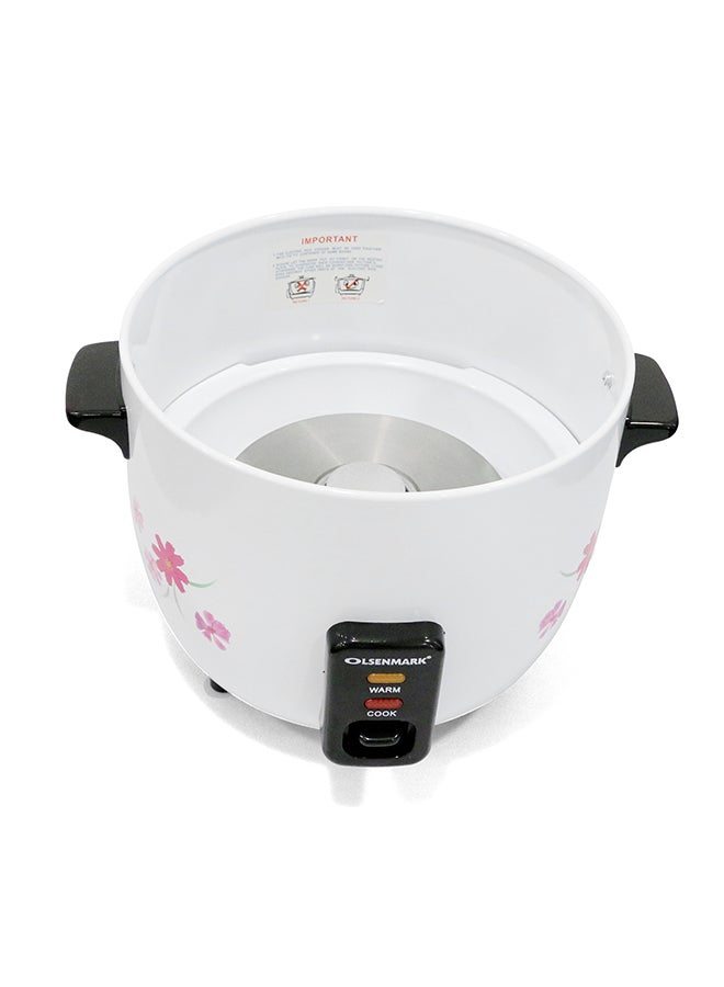 3-In-1 Automatic Rice Cooker- OMRC2250H, 400W, 1.0L Capacity, Steam And Keep Warm, Aluminum Outer Steamer With A Non-Stick Inner Pot 1 L 400 W OMRC2250H Pink