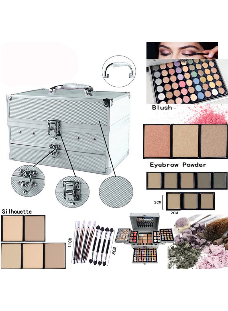 132 Shade Professional Eye Makeup Kit Multicolour