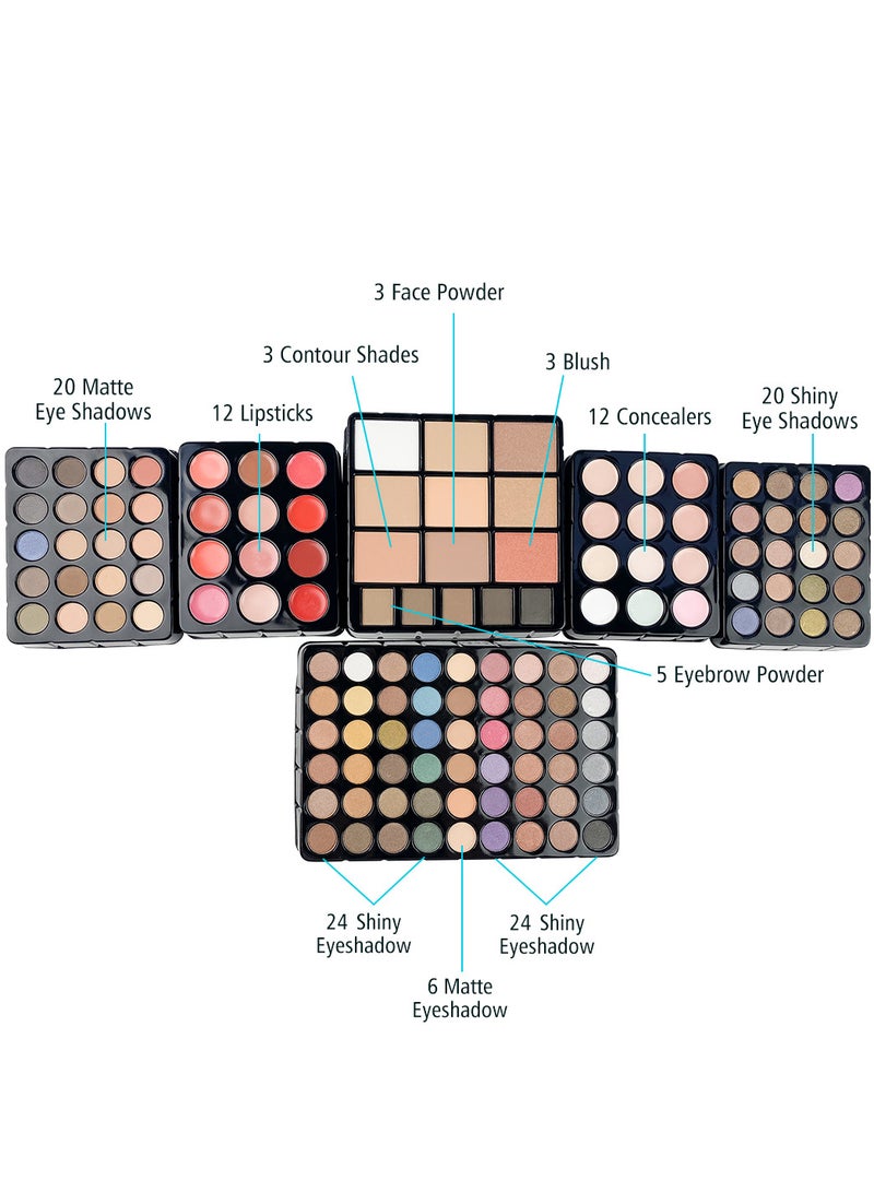 132 Shade Professional Eye Makeup Kit Multicolour
