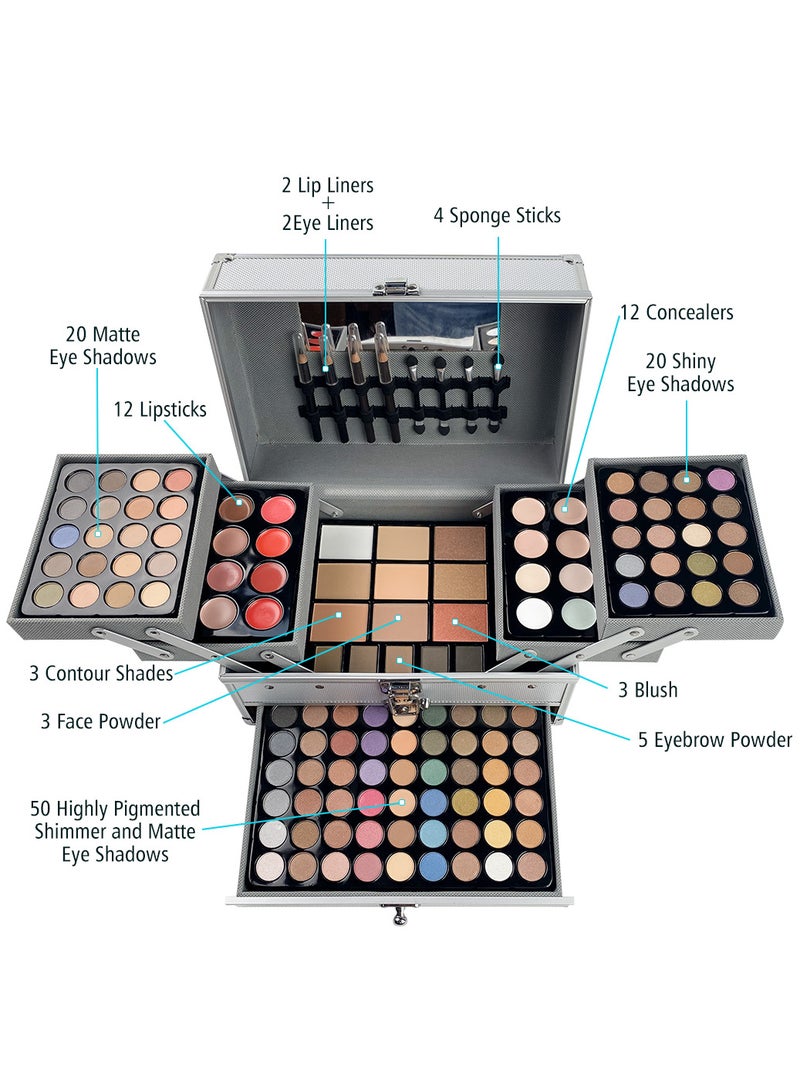 132 Shade Professional Eye Makeup Kit Multicolour