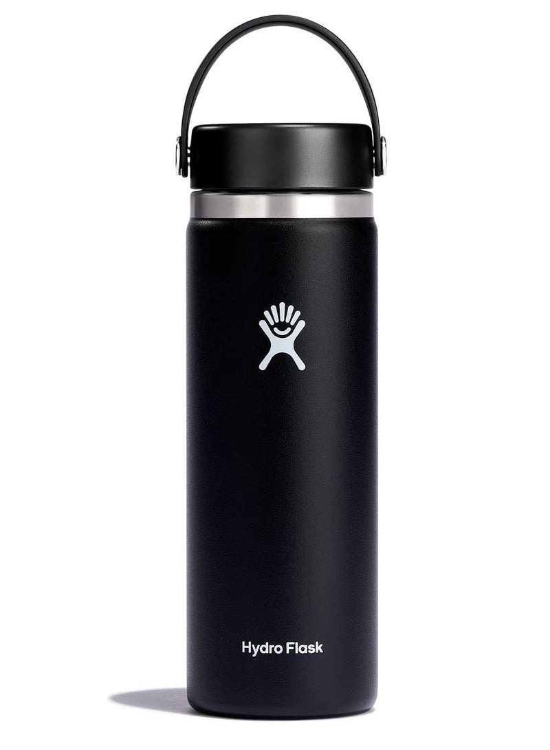 Vacuum Bottle 590ml Black WD Mouth