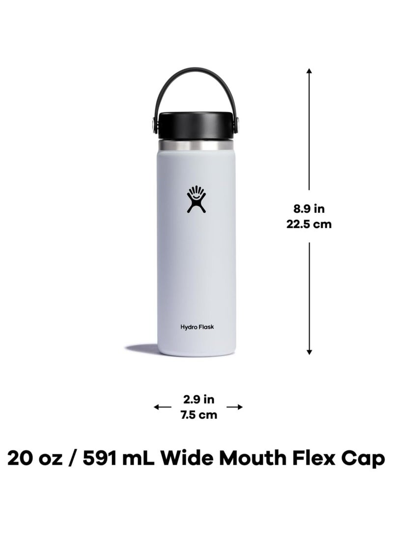 Vacuum Bottle 590ml Black WD Mouth