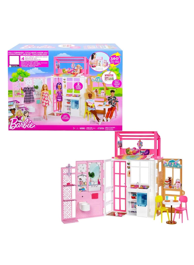 Barbie House with Doll