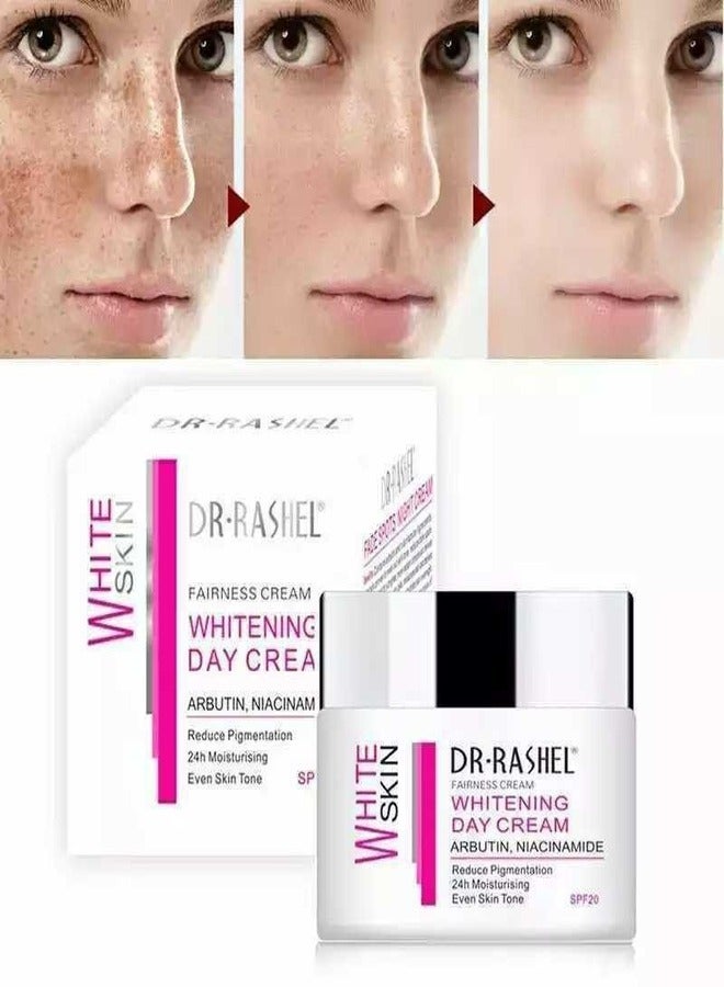 Dr., Rashel Fade Spots Night Cream, Whitening Fade Dark Spot Cleanser and Day Cream Skin Whitening Cream