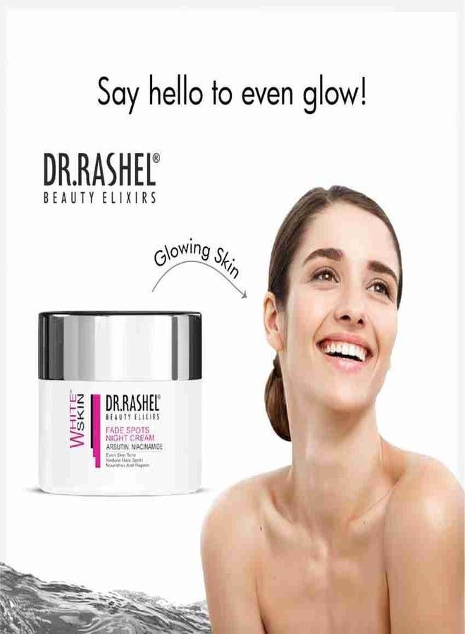 Dr., Rashel Fade Spots Night Cream, Whitening Fade Dark Spot Cleanser and Day Cream Skin Whitening Cream