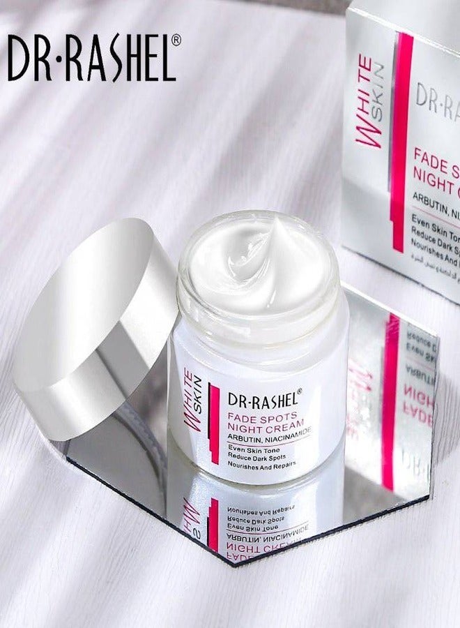 Dr., Rashel Fade Spots Night Cream, Whitening Fade Dark Spot Cleanser and Day Cream Skin Whitening Cream