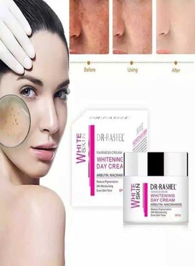 Dr., Rashel Fade Spots Night Cream, Whitening Fade Dark Spot Cleanser and Day Cream Skin Whitening Cream