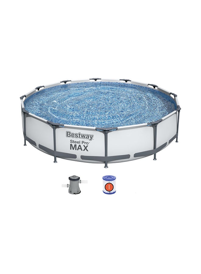 Steel Pro Frame Pool Set( Filter Pump) 366x76cm
