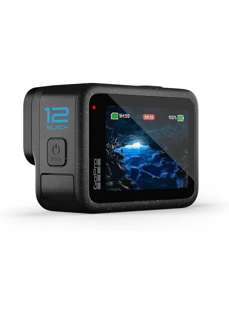 HERO12 Black - Waterproof Action Camera With 5.3K60 Ultra HD Video, 27MP Photos, HDR, 1/1.9