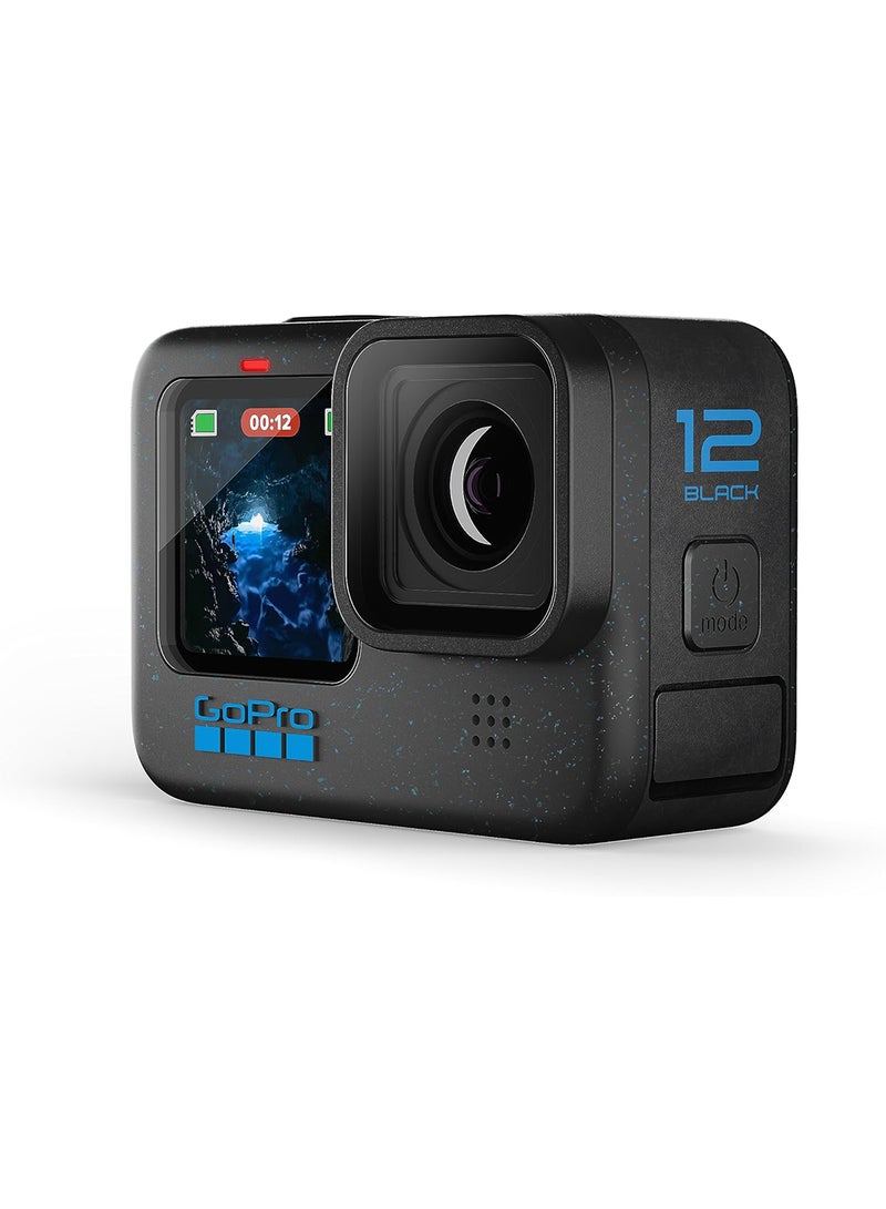 HERO12 Black - Waterproof Action Camera With 5.3K60 Ultra HD Video, 27MP Photos, HDR, 1/1.9