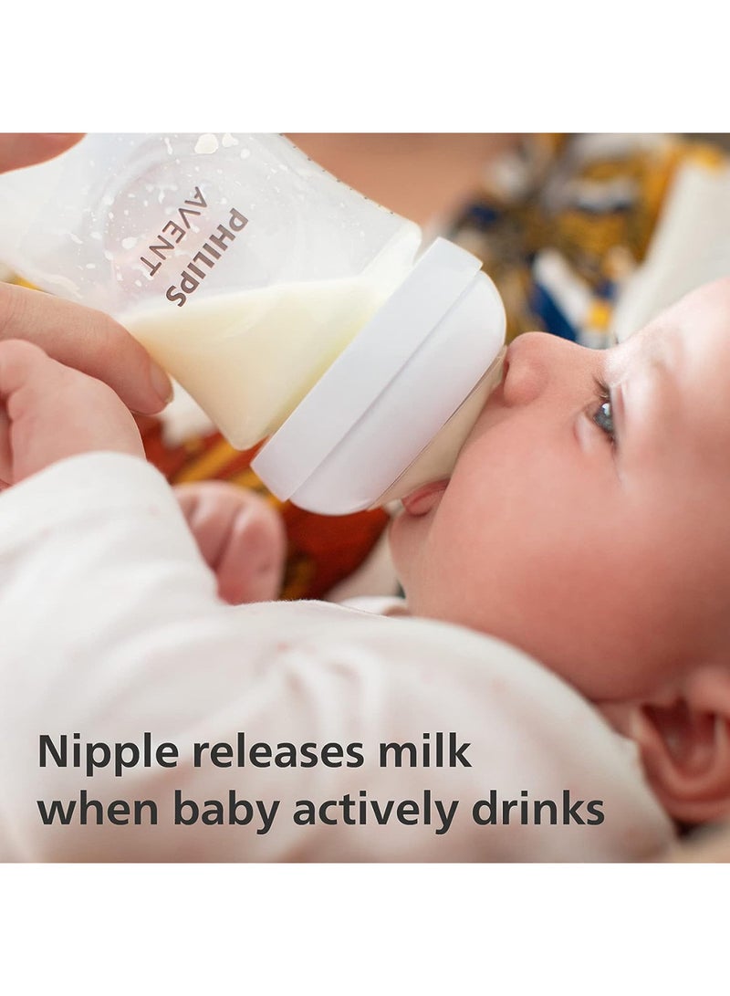 Natural Response Baby Bottle 260 Ml Baby Milk Bottle For 1 Month+ And Up BPA Free