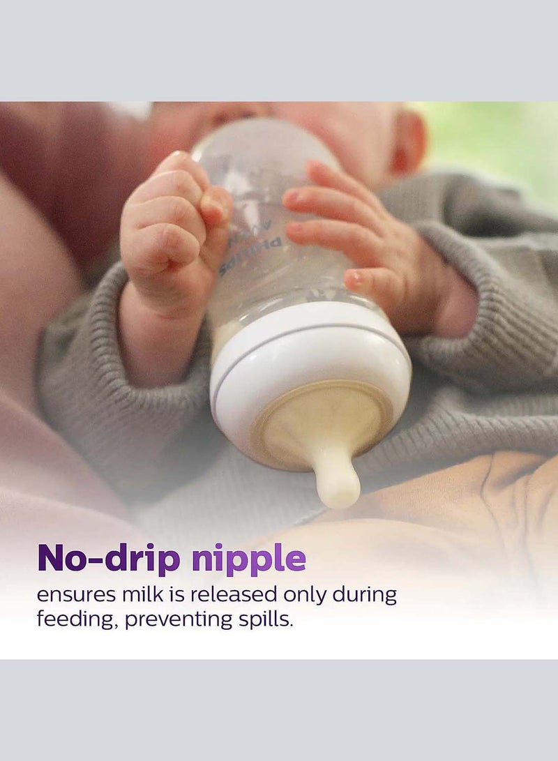 Natural Response Baby Bottle 260 Ml Baby Milk Bottle For 1 Month+ And Up BPA Free