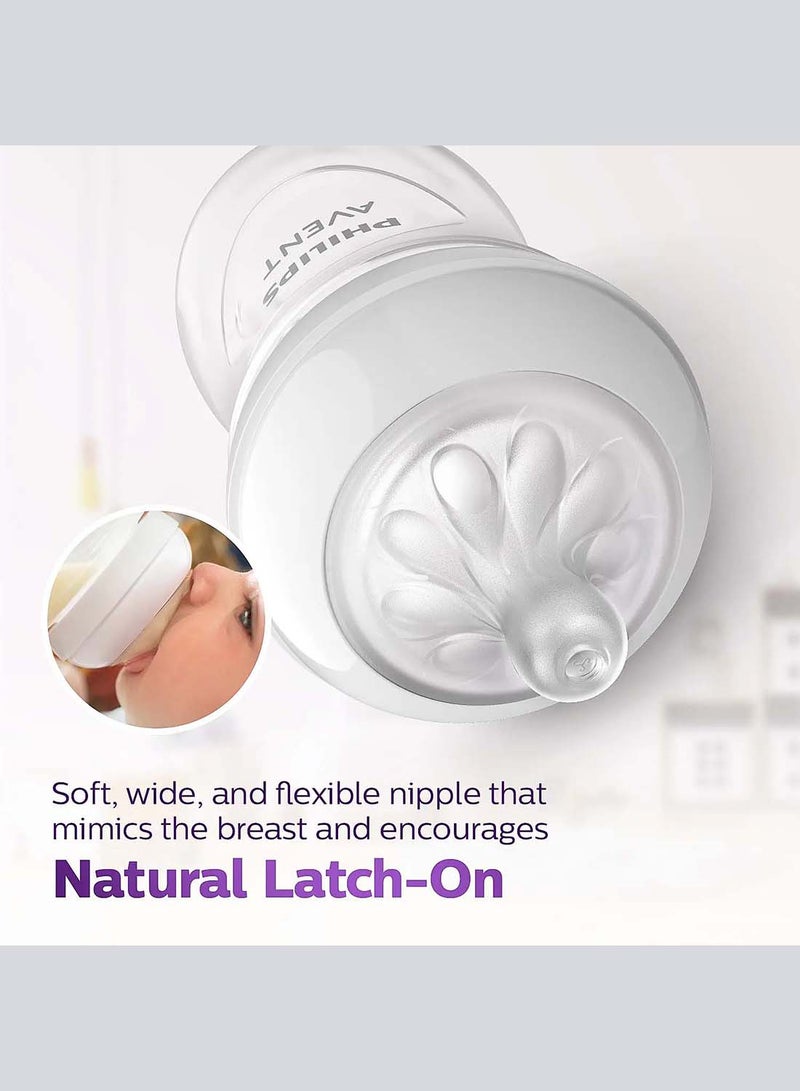 Natural Response Baby Bottle 260 Ml Baby Milk Bottle For 1 Month+ And Up BPA Free