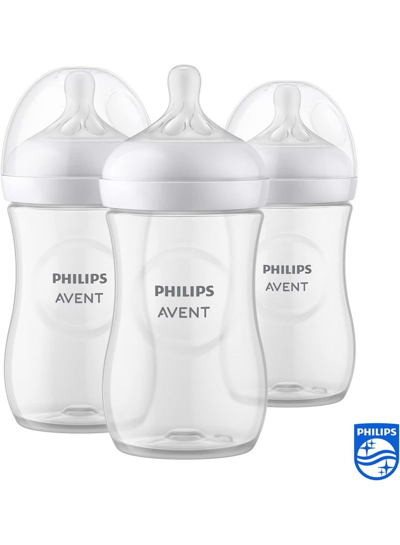 Natural Response Baby Bottle 260 Ml Baby Milk Bottle For 1 Month+ And Up BPA Free