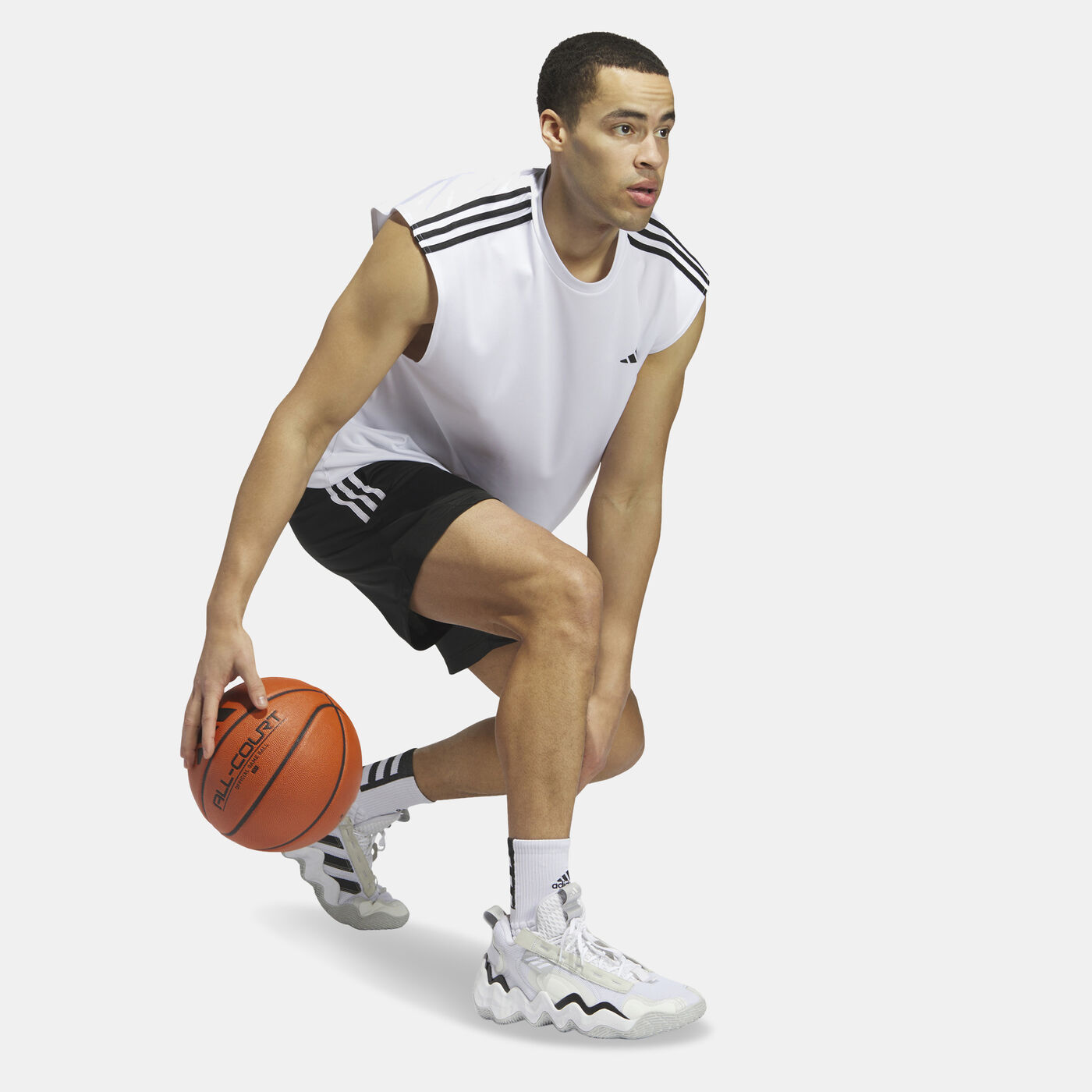 Men's Legends 3-Stripes Basketball Shorts