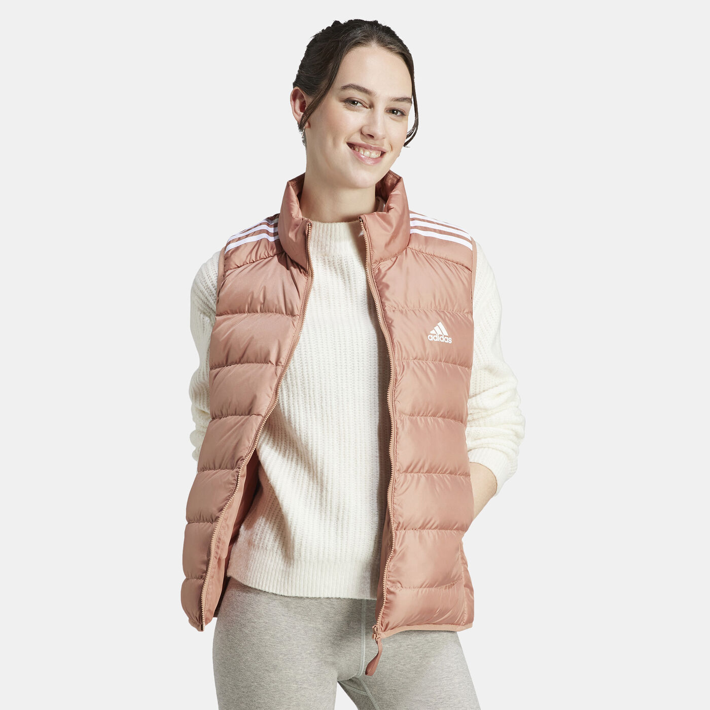 Women's Essentials 3-Stripes Light Down Vest