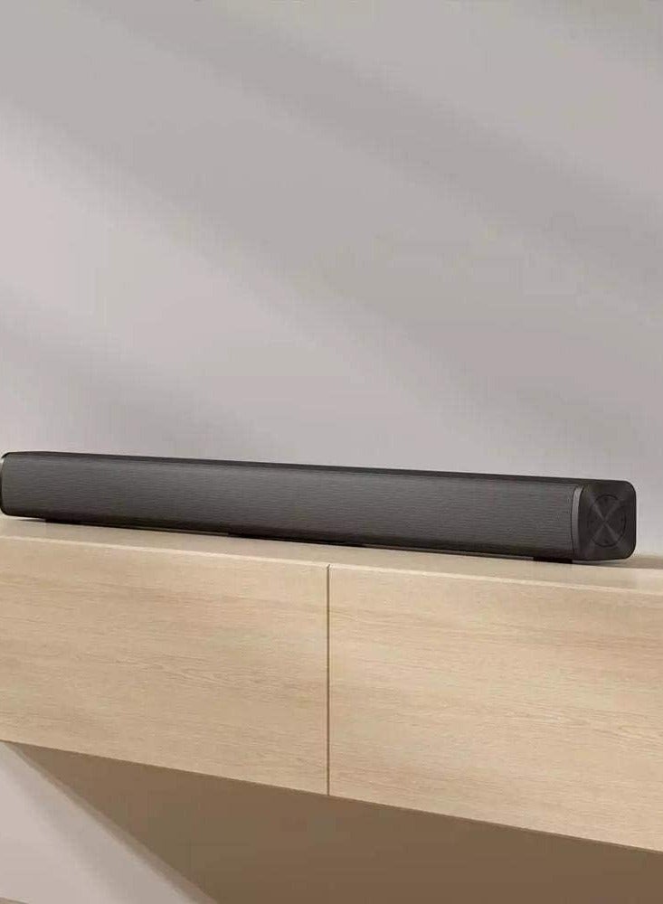 TV Soundbar Bluetooth Speaker Deep Bass 30W Speaker Wired & Wireless Bluetooth 5.0 / SPDIF / AUX - Black