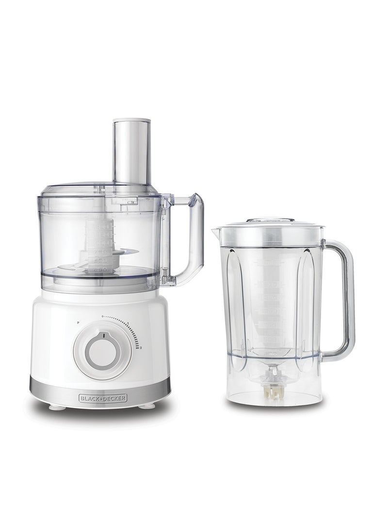 Black and Decker Multifunction Food Processor 2 L 750 W FX760-B5 White