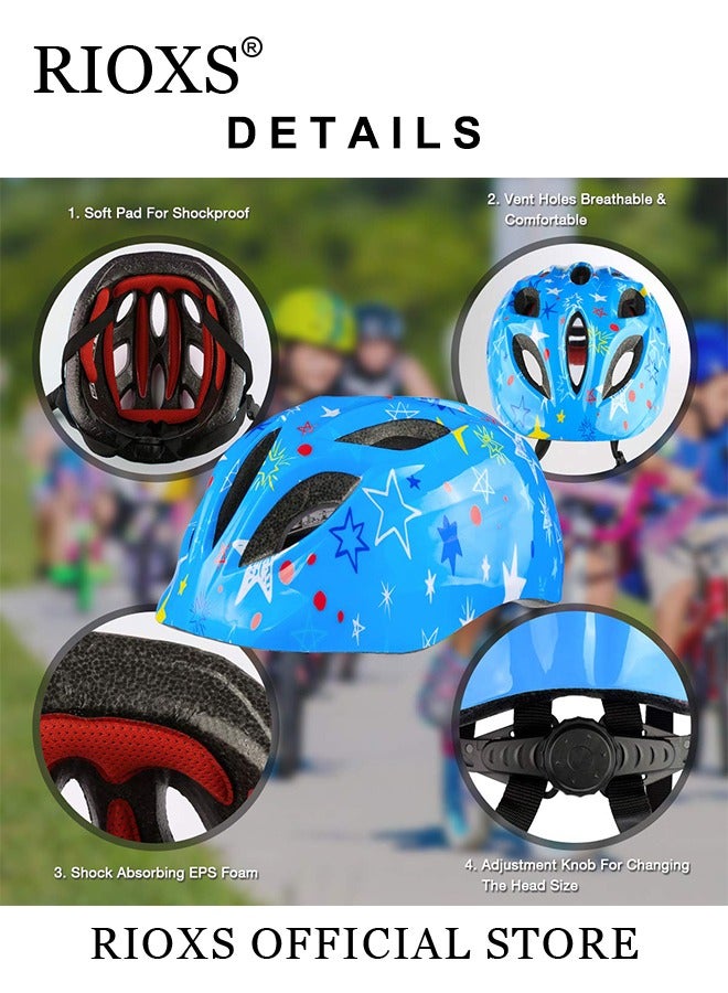 Universal Protective Gear Set for Kids Children Comfort Scooter Cycling Bike Helmet Knee and Elbow Pads Set Outdoor Sports Protective Gear Set