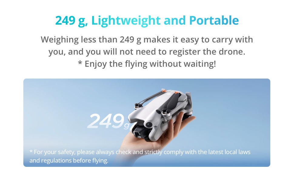 Mini 4 Pro Fly More Combo (RC 2), Folding Mini-Drone 4K HDR Camera, Under 0.549 lbs/249 g, 34-Min Flight Time, 2 Extra Batteries, MOIAT Certified - UAE Version