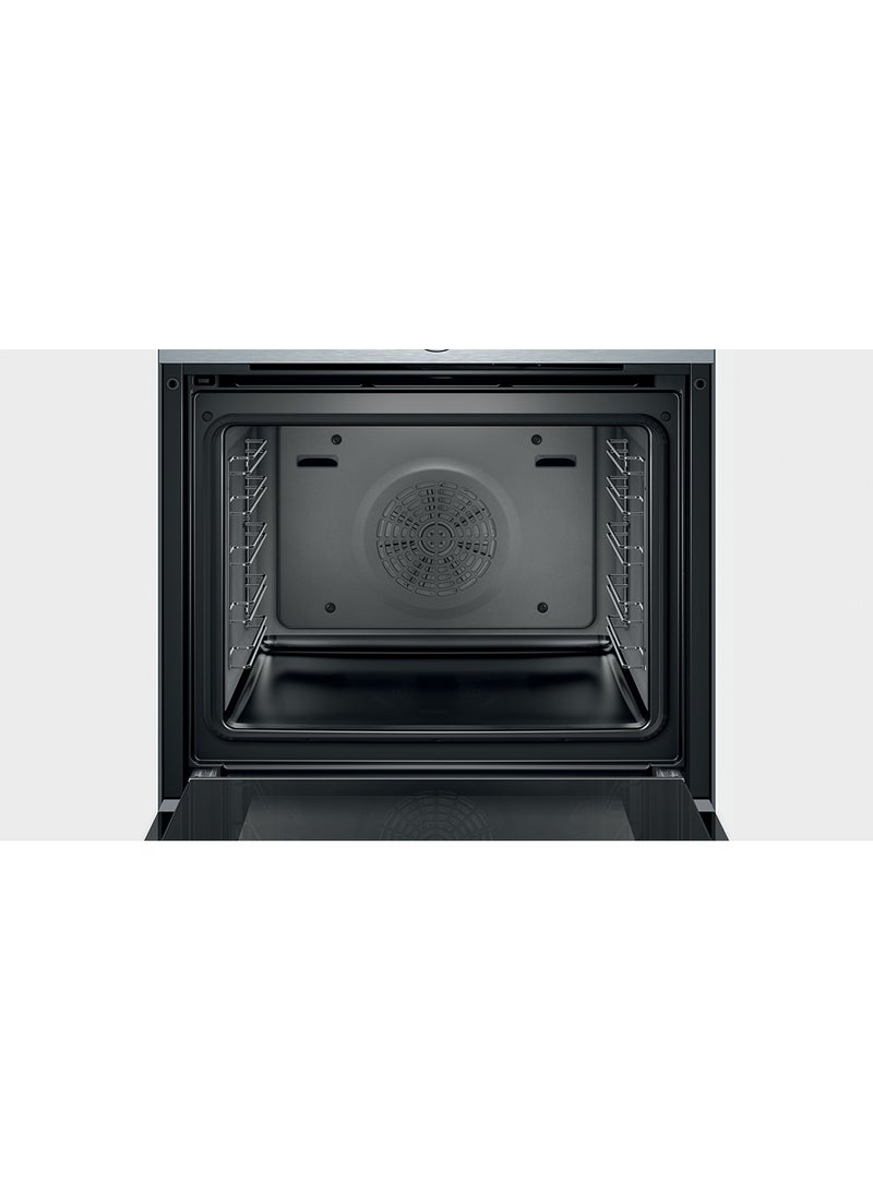 Electric Series 8 Built-In Electric Oven 71 L 3600 W HBG655BS1M Black/Grey