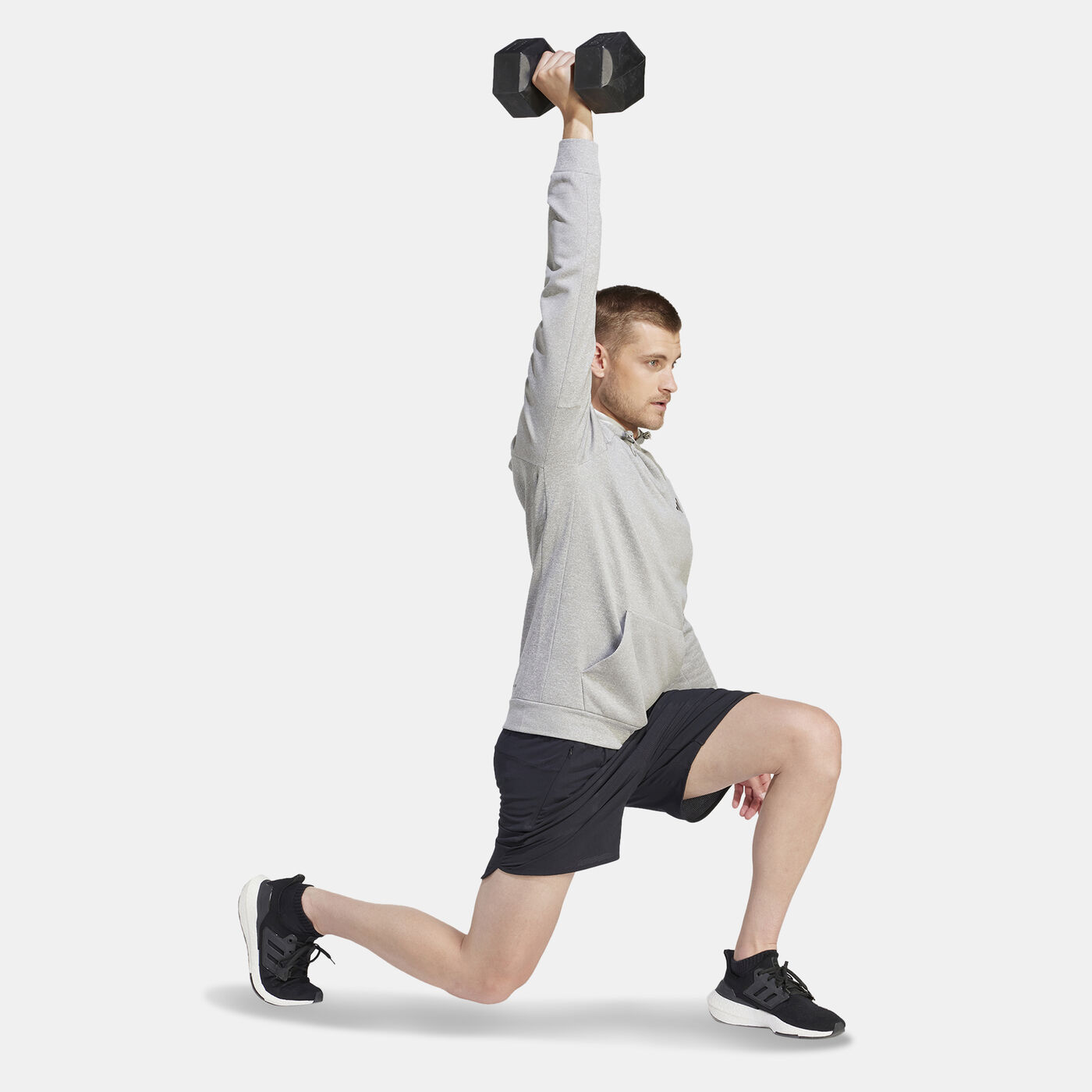 Men's Game And Go Small Logo Training Hoodie