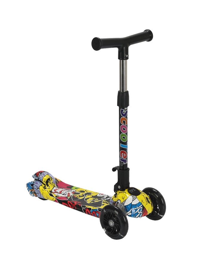 3-Wheel Mini Kick Adjustable Scooter