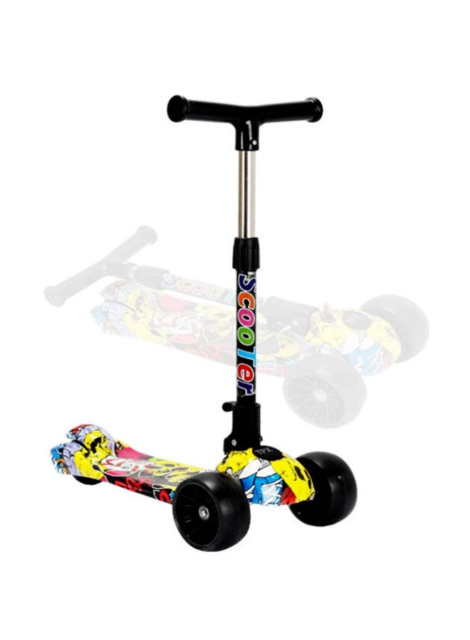 3-Wheel Mini Kick Adjustable Scooter