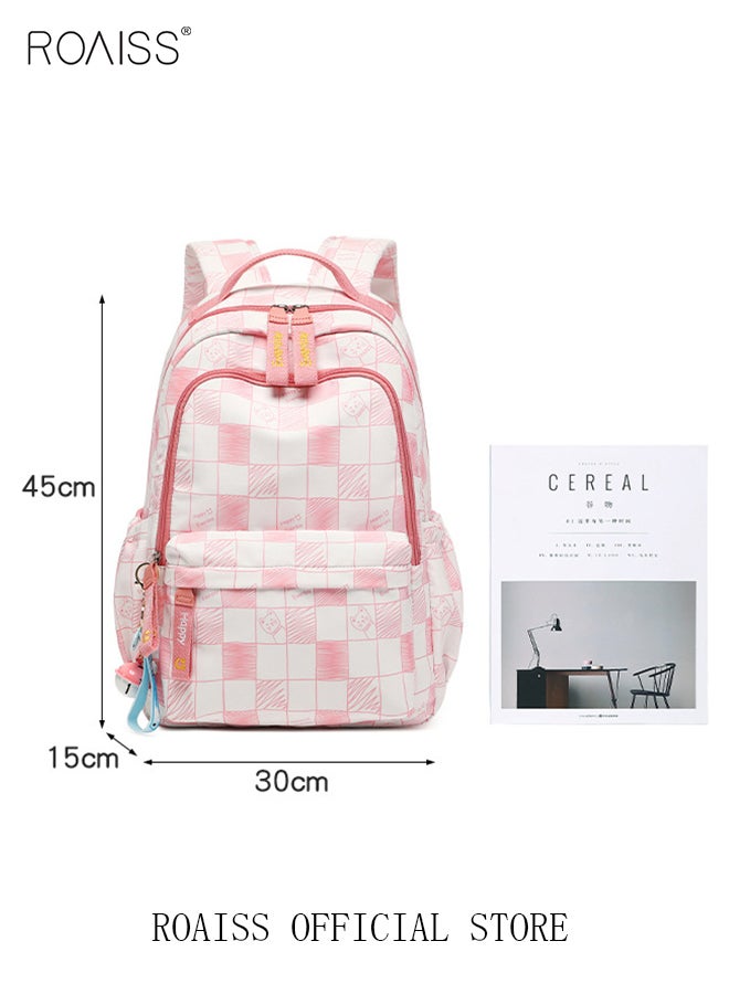 Large Capacity Backpack 14 Inch Laptop Bag  Wide and Thickened Shoulder Straps Waterproof and Wear Resistant